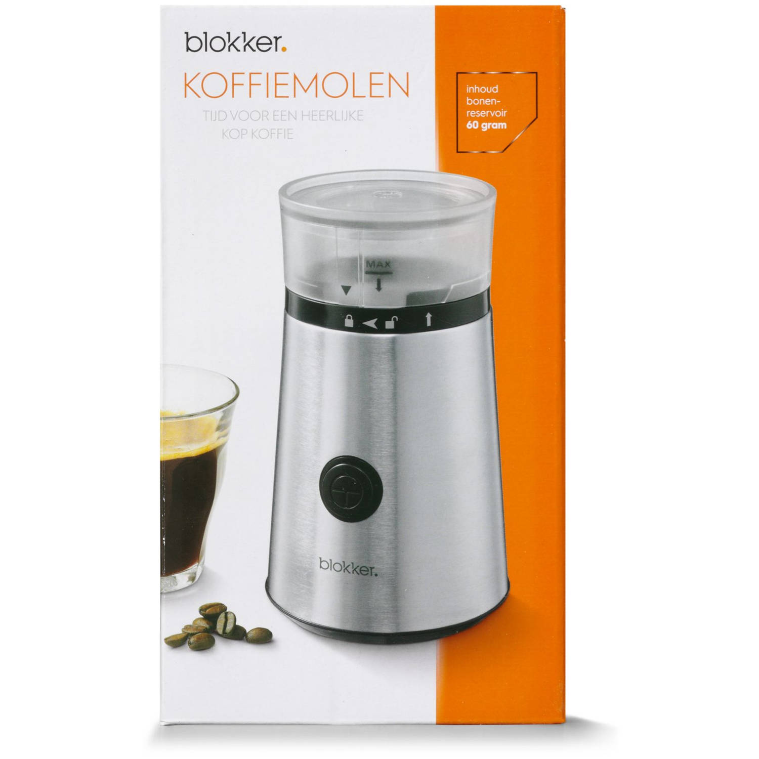 bronzen ventilator Conjugeren Blokker koffiemolen BL-30002 zilver RVS 150W | Blokker