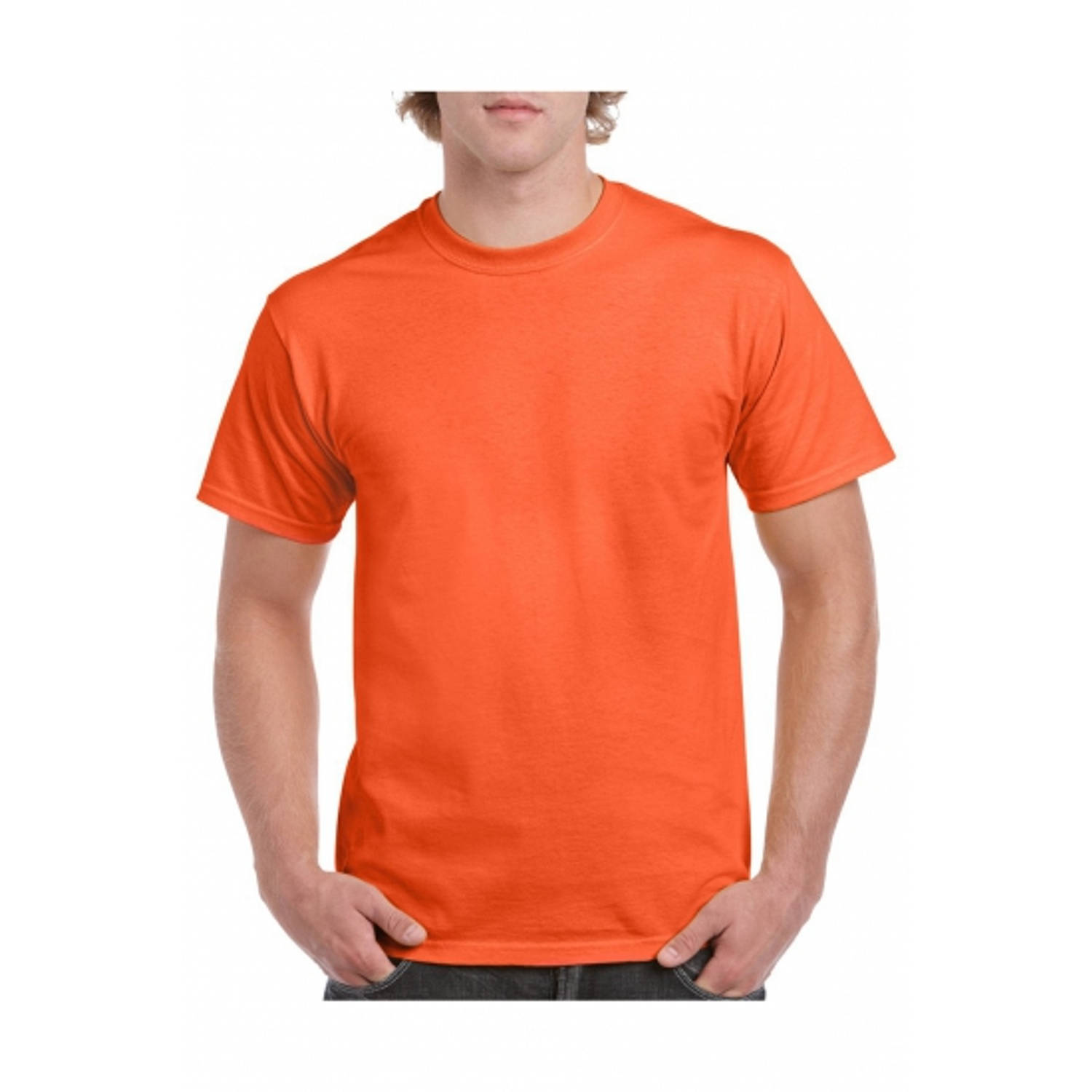Beperkt Terug, terug, terug deel verfrommeld Oranje t-shirts voordelig L - Feestshirts | Blokker