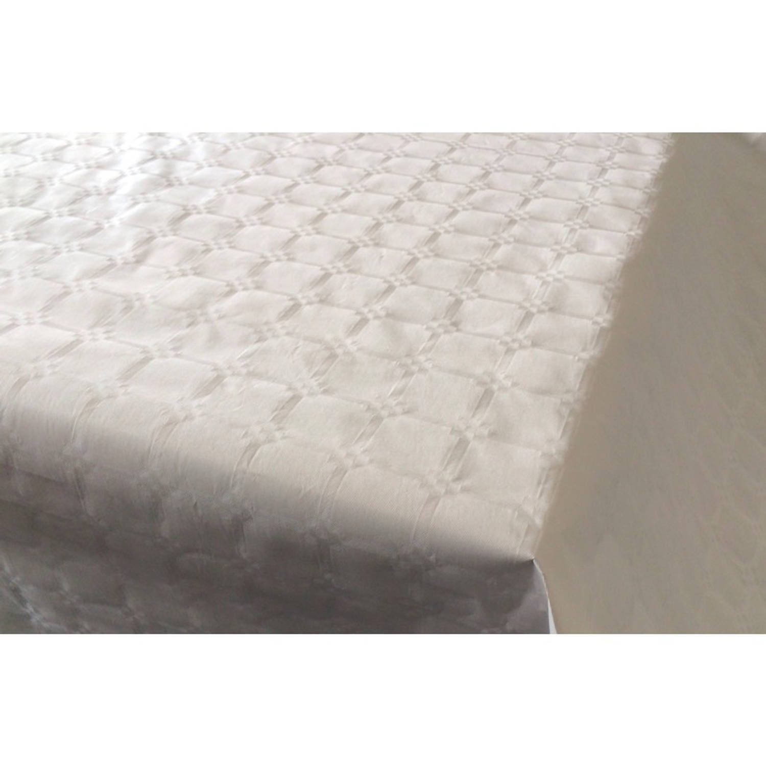 materiaal De onze tv Wit papieren tafellaken/tafelkleed 800 x 118 cm op rol - Feesttafelkleden |  Blokker