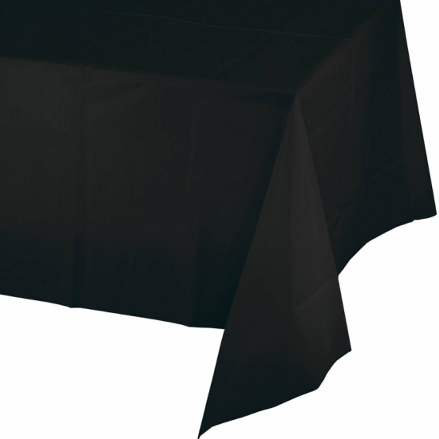 Tafelkleed zwart 274 x 137 cm Feesttafelkleden | Blokker