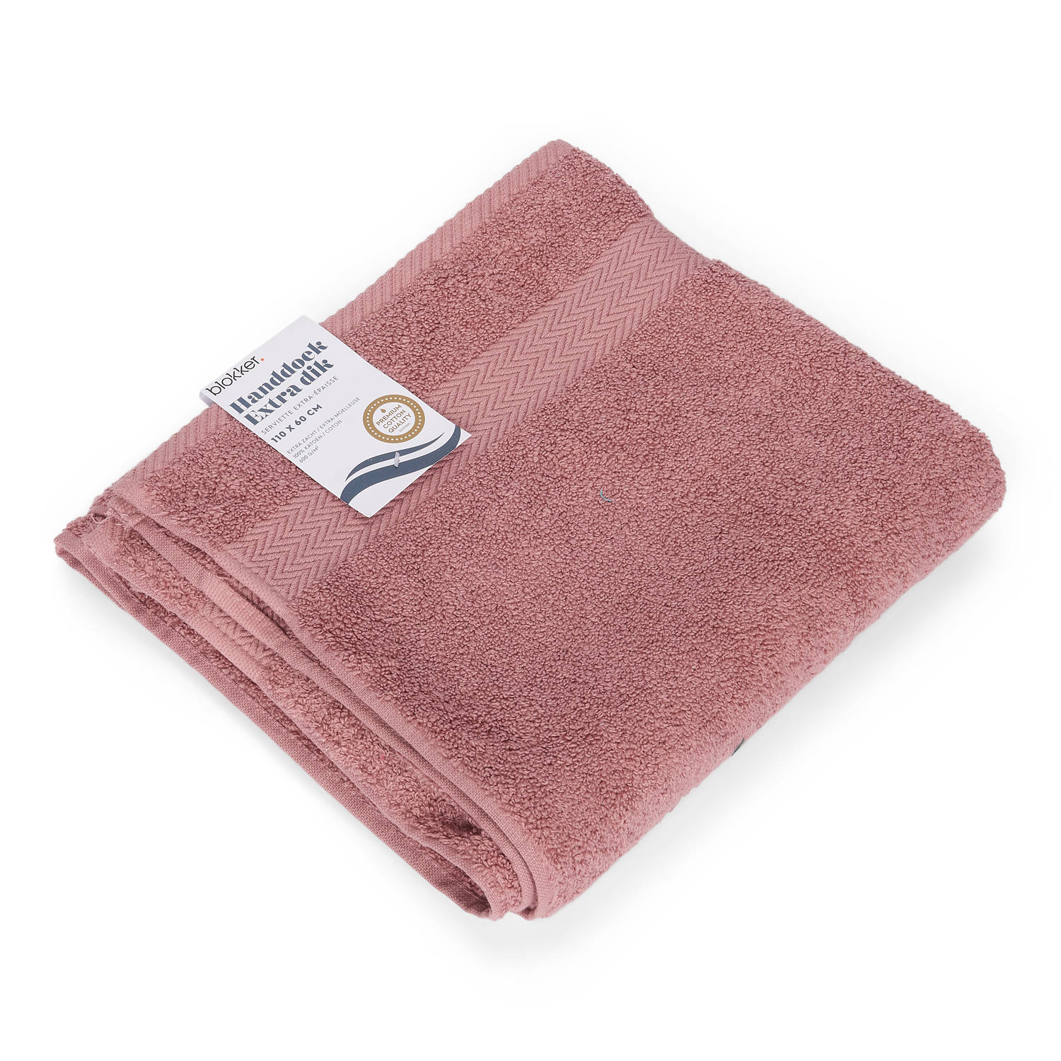 Loodgieter vrijgesteld Hobart Blokker handdoek 600g - roze 110x60 cm | Blokker