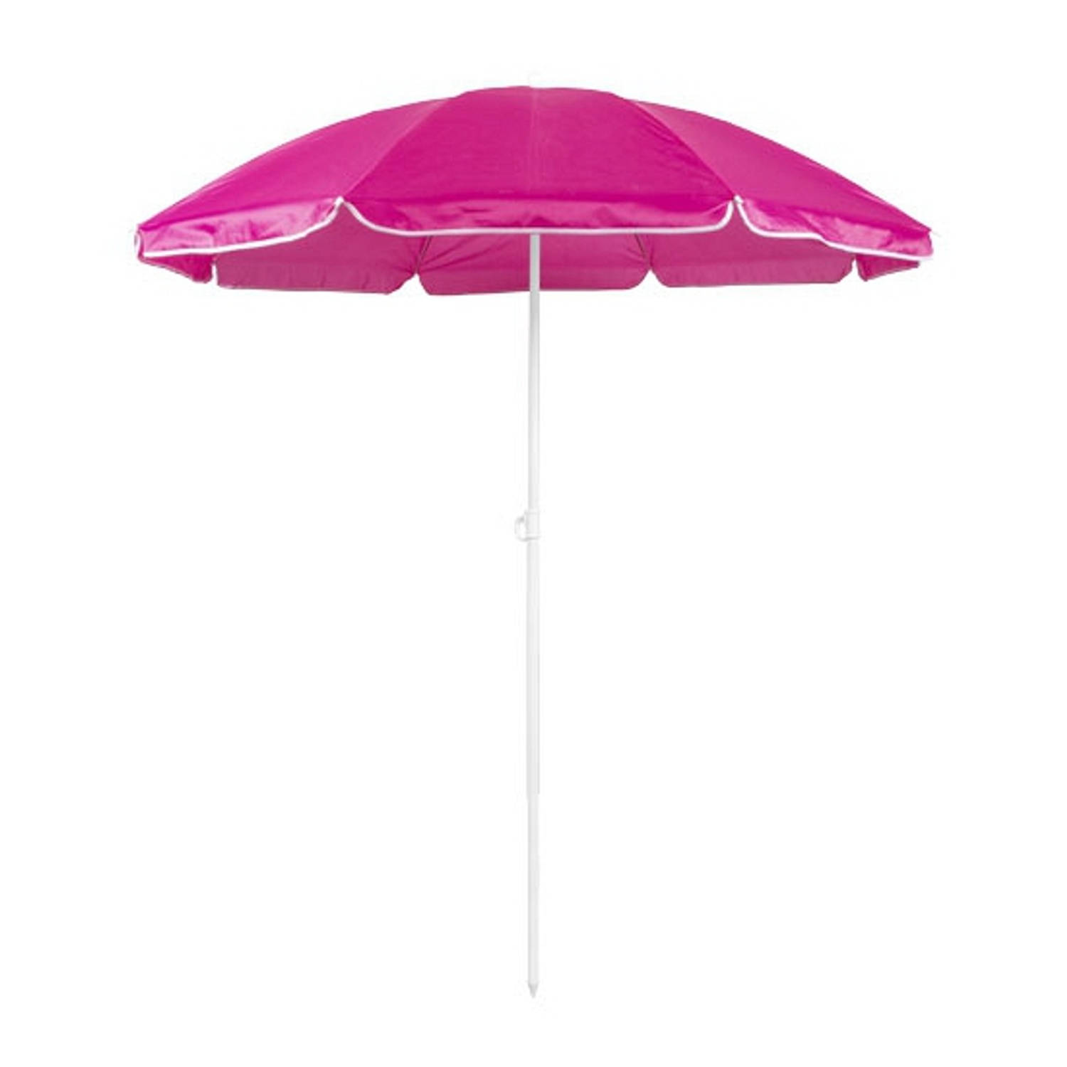Roze strand parasol 150 cm - Parasols | Blokker