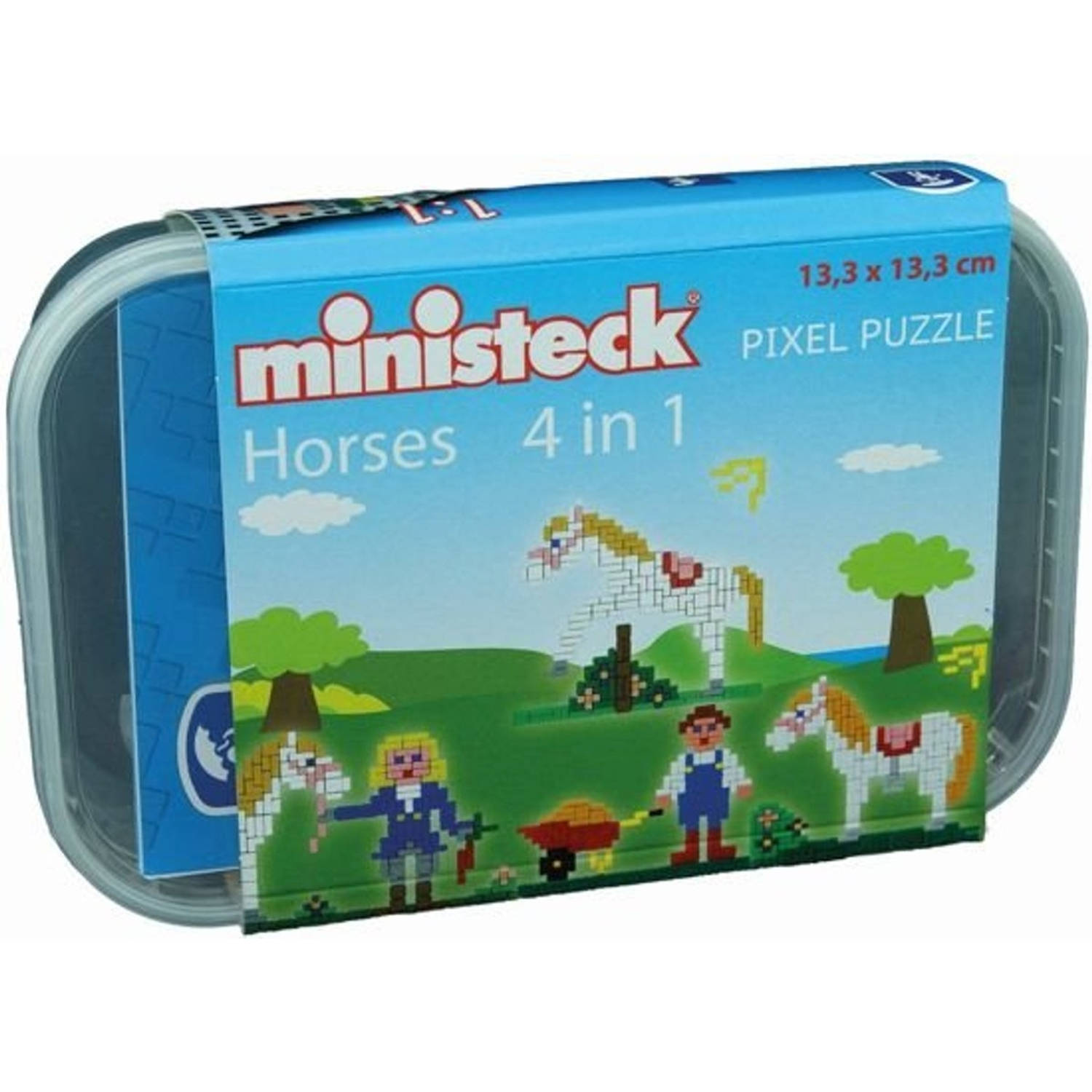 Ministeck paarden box 4 in 1 500 delig