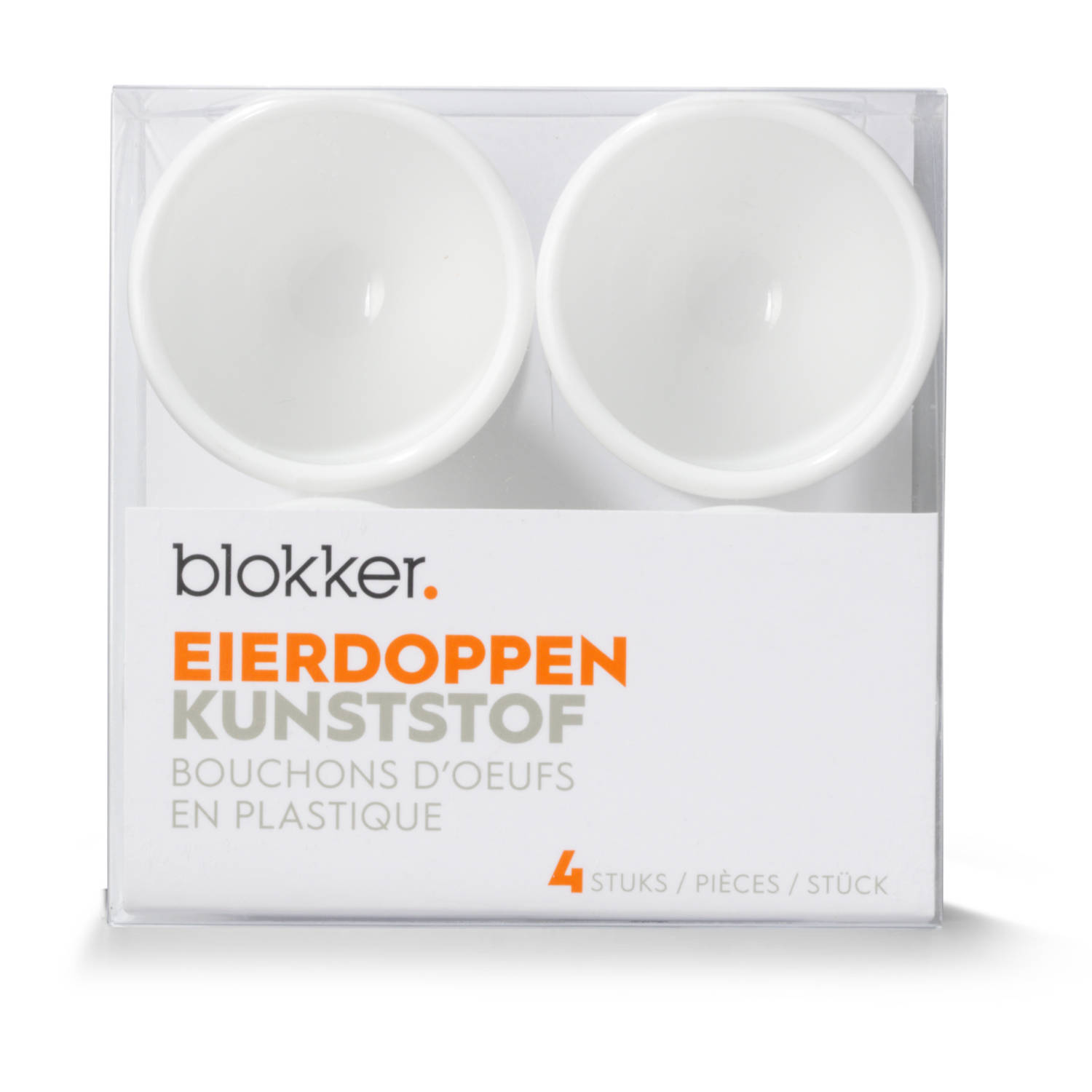 Besmetten excuus fontein Blokker eierdoppen kunststof - set van 4 | Blokker