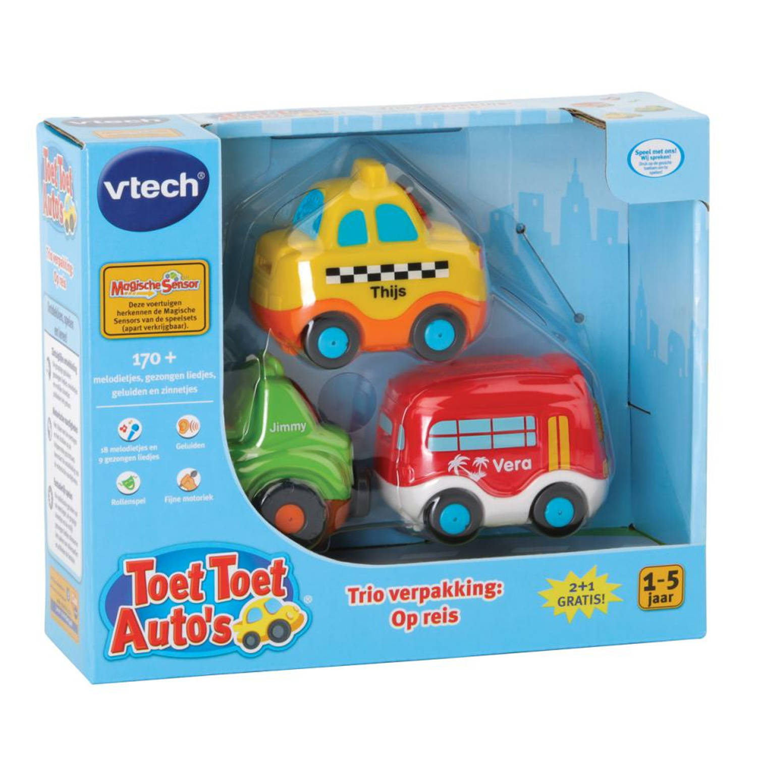 Uitsteken naaimachine contact Vtech Toet Toet Auto bundel - City | Blokker