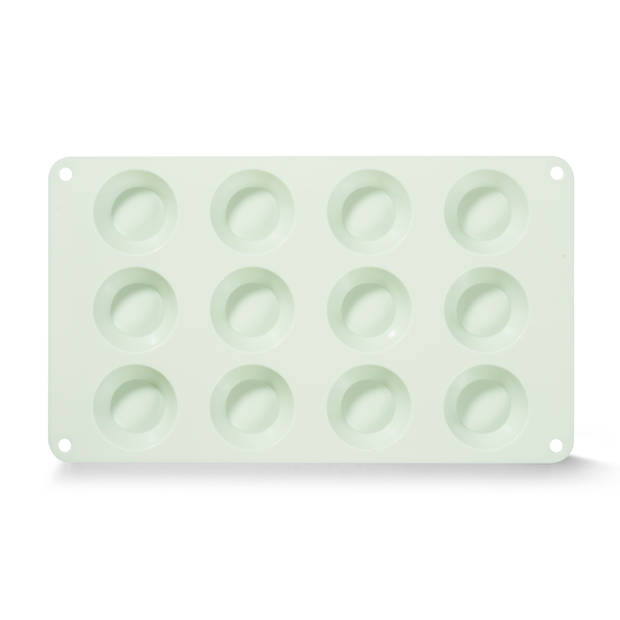 Blokker muffinvorm - mini - siliconen - 12 stuks
