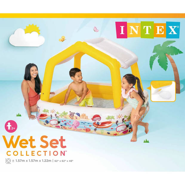 Intex Sun Shade Pool 157x157x122cm - (57470)