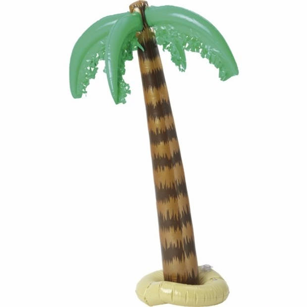 2x opblaas palmboom 90 cm - Opblaasfiguren