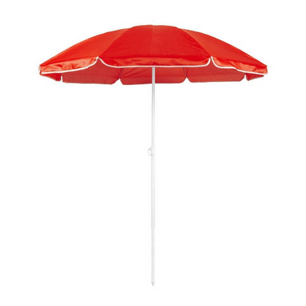 Rode strand parasol van nylon 150 cm Parasols | Blokker