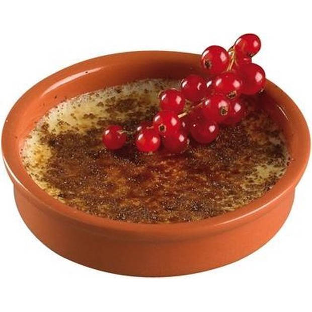 Cosy & Trendy Creme Brulee Schaaltjes Terracotta ø 12 cm - 4 Stuks