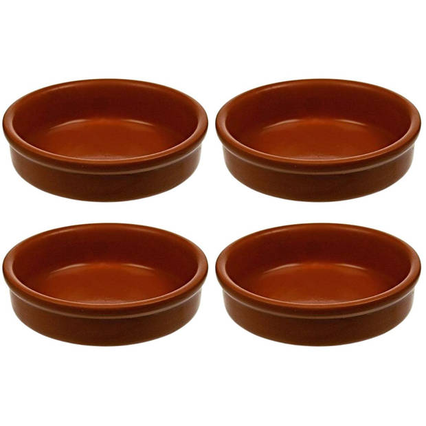 Cosy & Trendy Creme Brulee Schaaltjes Terracotta ø 12 cm - 4 Stuks