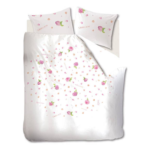 Marjolein Bastin Soft Roses dekbedovertrek - Lits-jumeaux (240x200/220 cm + 2 slopen) - Katoen - Pink