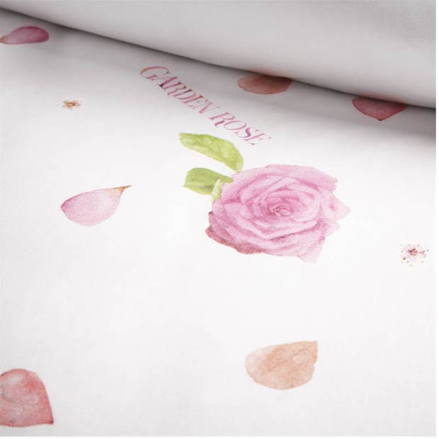 Marjolein Bastin Soft Roses dekbedovertrek - Lits-jumeaux (240x200/220 cm + 2 slopen) - Katoen - Pink