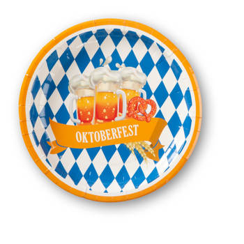 Bordjes Papier S8 D23cm Oktoberfest