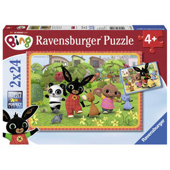 Ravensburger puzzel Bing Bunny - 2x 24 stukjes