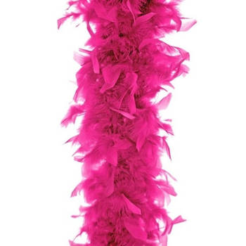 Boa kerstslinger - fuchsia roze - 180 cm - kerstboomversiering - Kerstslingers