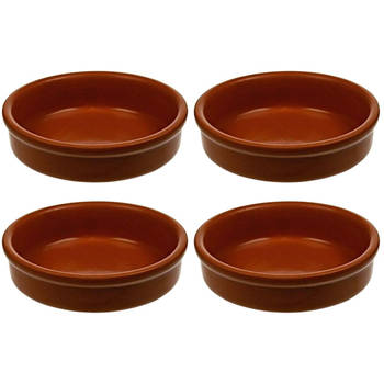 Cosy & Trendy Creme Brulee Schaaltjes Terracotta ø 12 cm - 4 Stuks