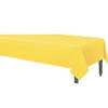 Feest/party gele tafelkleden 120 x 180 cm van stof - Feesttafelkleden