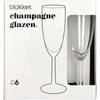 Blokker champagneglazen - 16 cl - set van 6