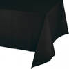 Tafelkleden zwart 274 x 137 cm - Feesttafelkleden