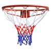 The Living Store Basketbalring - Flexibele basketbalgoal - Robuust stalen frame - Gepoedercoate afwerking - Sterk