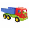 Rode speelgoed truck met laadklep - Speelgoed vrachtwagens