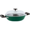 Sambonet - Sambonet Vintage Sauteerpan met Deksel Ø 24 cm - Aluminium - Groen