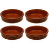 Cosy & Trendy Creme Brulee Schaaltjes Terracotta ø 12 cm - 4 Stuks