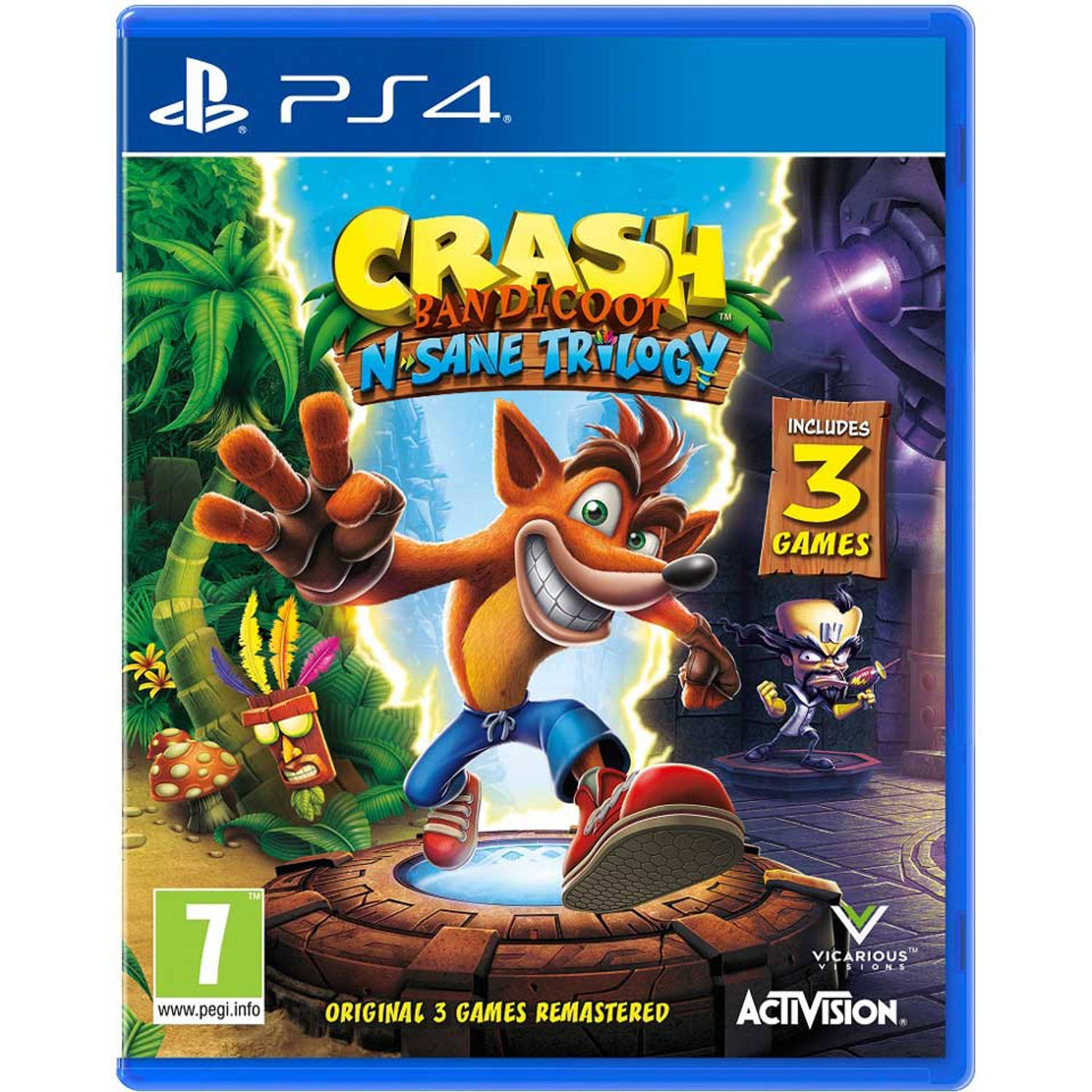 Crash Bandicoot N. Sane Trilogy + 2 bonus levels - PS4