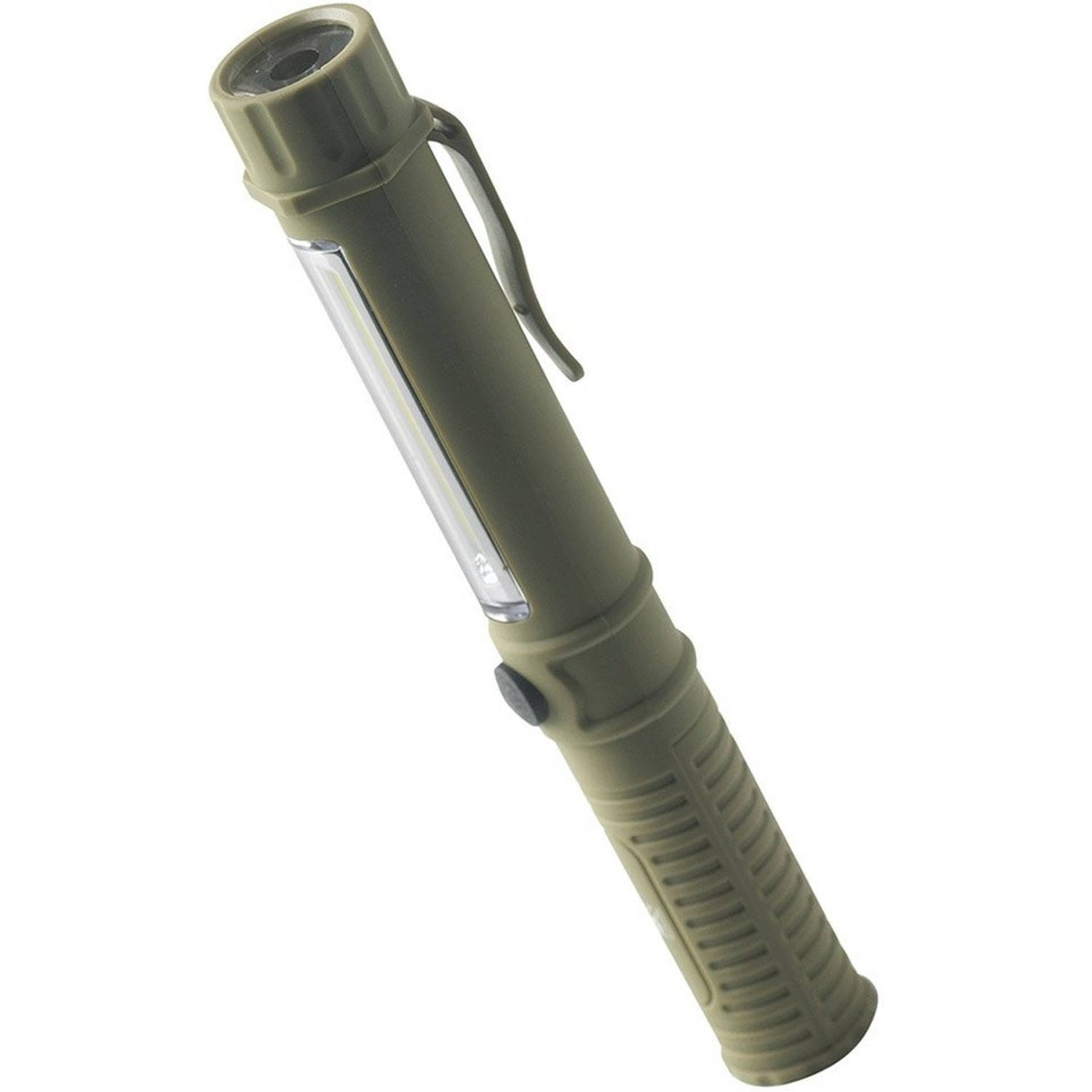 Macgyver Zaklamp Penlight Met Magneet 17 Cm Legergroen