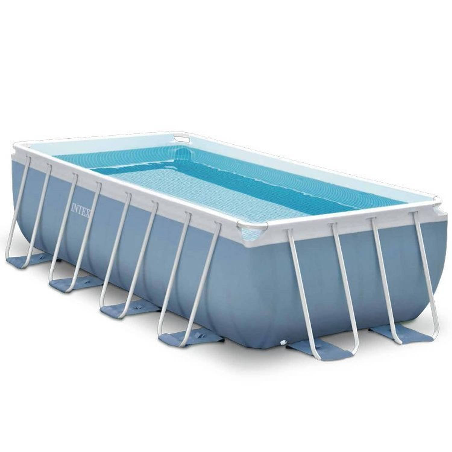 Intex Prism Frame Opzetzwembad Met Accessoires 400 X 200 Cm Blauw