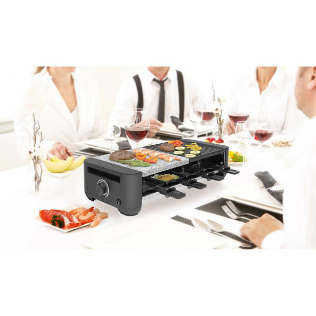 Princess raclette grill & stone 162619 - 8 persoons