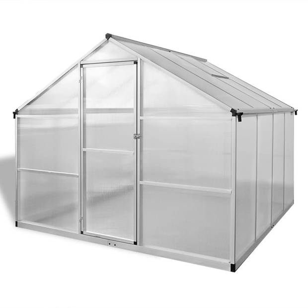 The Living Store Tuinkas - 6.05 m² - Aluminium frame - Polycarbonaat panelen - UV-bestendig