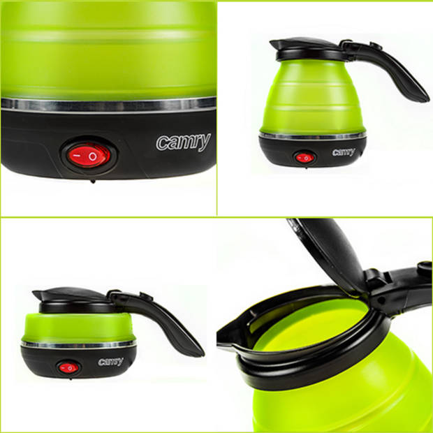 Camry CR 1265 Vouwbare waterkoker 0.5L groen