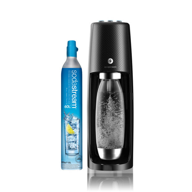 SodaStream Spirit One Touch elektrisch bruiswatertoestel - zwart
