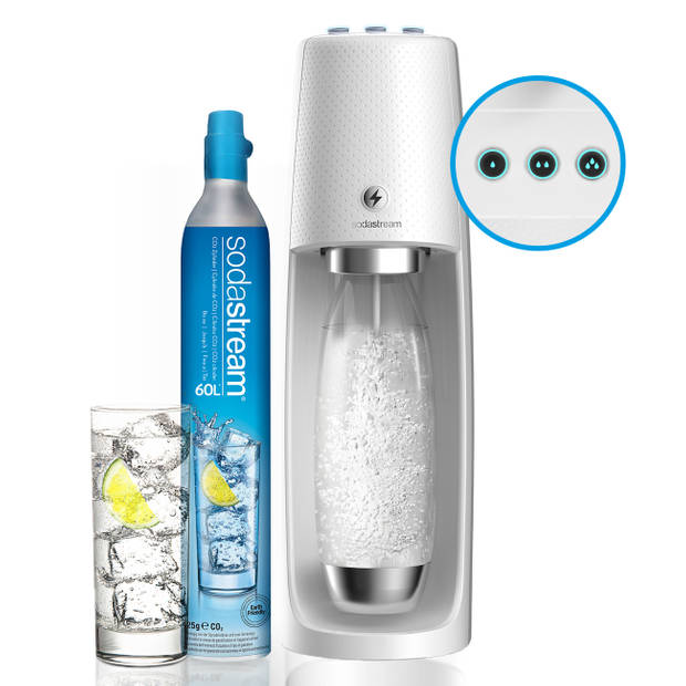 SodaStream Spirit One Touch elektrisch bruiswatertoestel - wit