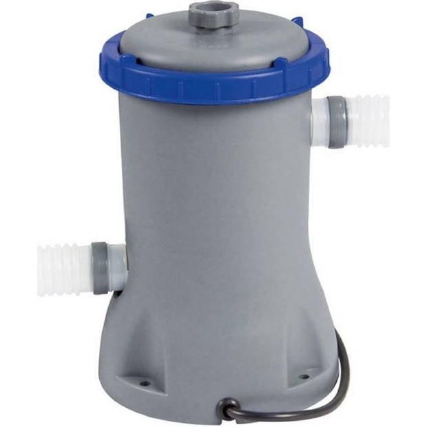 Bestway filterpomp Flowclear 3,0 m³/u grijs/blauw 34,5 cm