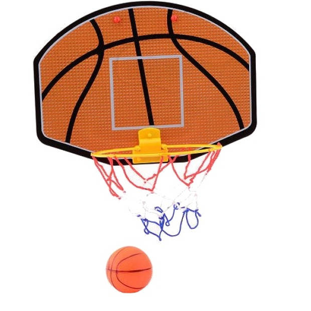 Johntoy deur-basketbalspel met basketbal in doos 30 cm