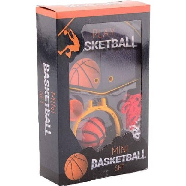 Johntoy mini-basketbalspel met basketbal in doos