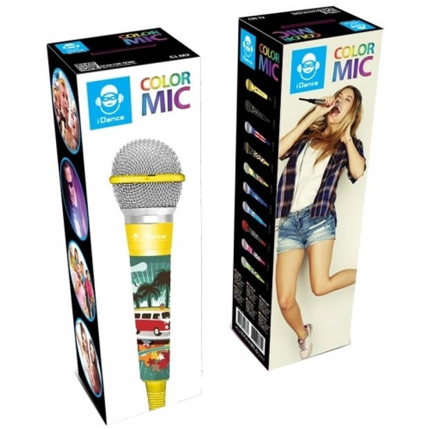 iDance Color Microfoon CLM6: geel
