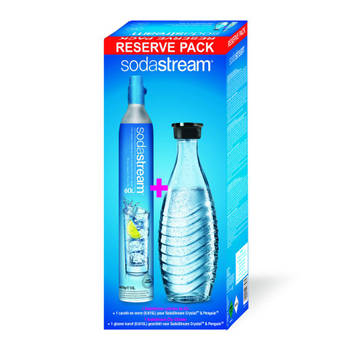 SodaStream Reservepack cilinder + glazen karaf