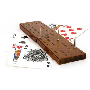 Toyrific kaartspel cribbage met houten scorebord