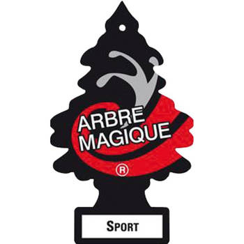 Arbre Magique luchtverfrisser 12 x 7 cm Sport zwart