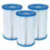 Intex filtercartridge type A wit/blauw 3 stuks