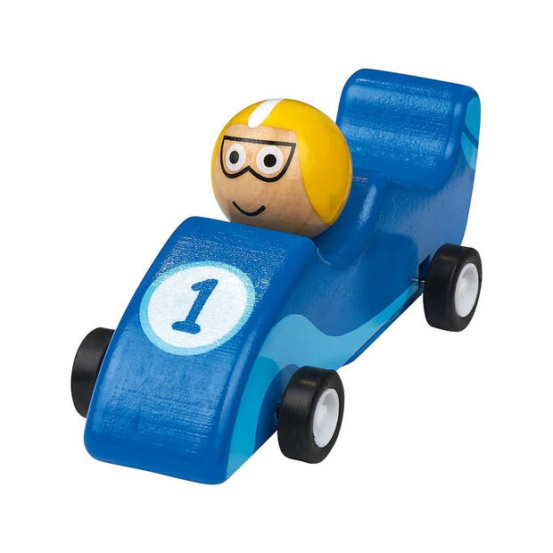 Moses Houten racewagen frictie 4 assorti