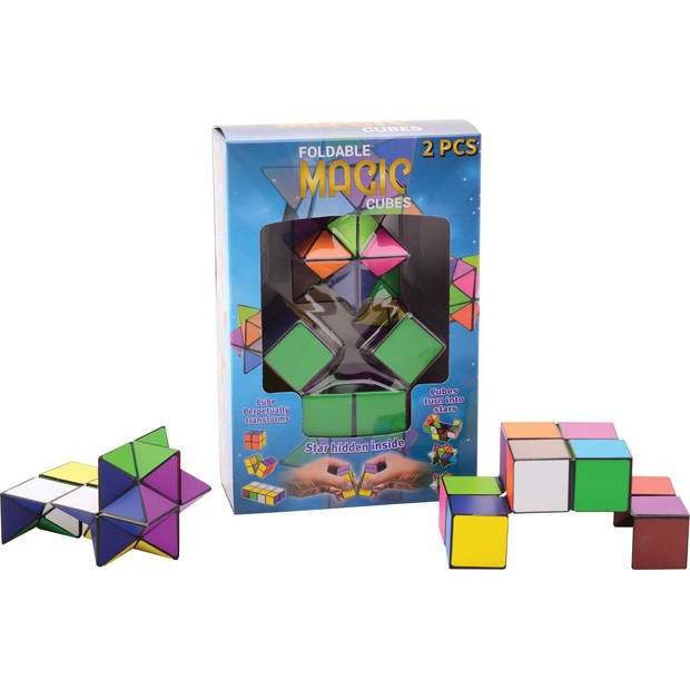 Vouwbare magische kubus 25030