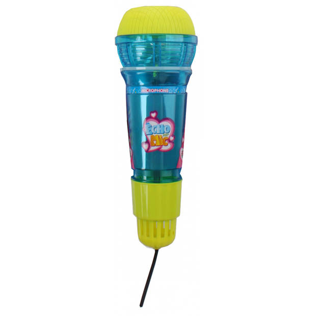 Toi-Toys Echo microfoon met licht blauw 24 cm