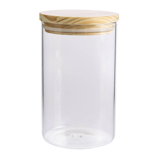 Blokker voorraadpot - glas - 1 liter