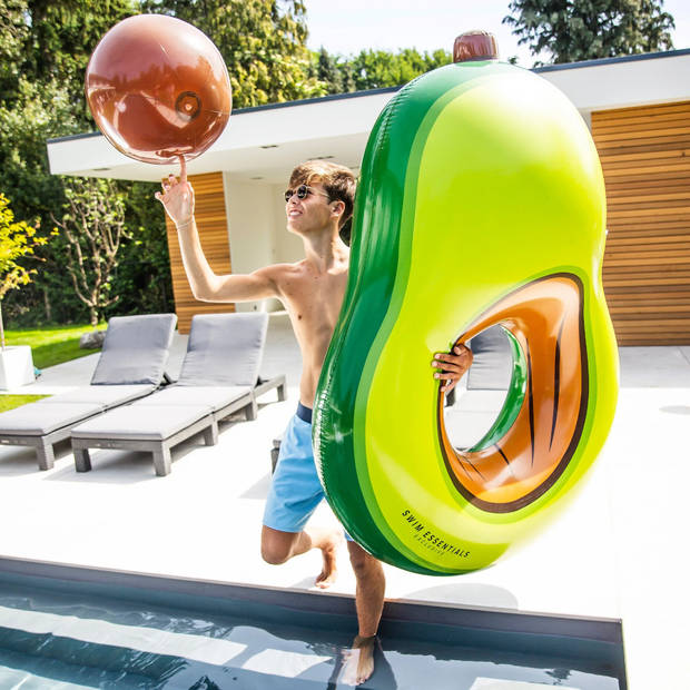 Opblaasbare Zwembad Avocado Zwemring Pool float