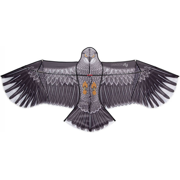 Dragon Fly vlieger Eagle grijs 180 x 80 cm